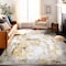 World Rug Gallery Contemporary Chic Abstract Design Area Rug 5' X 7' Yellow 937YELLOW5X7 - alternate 2